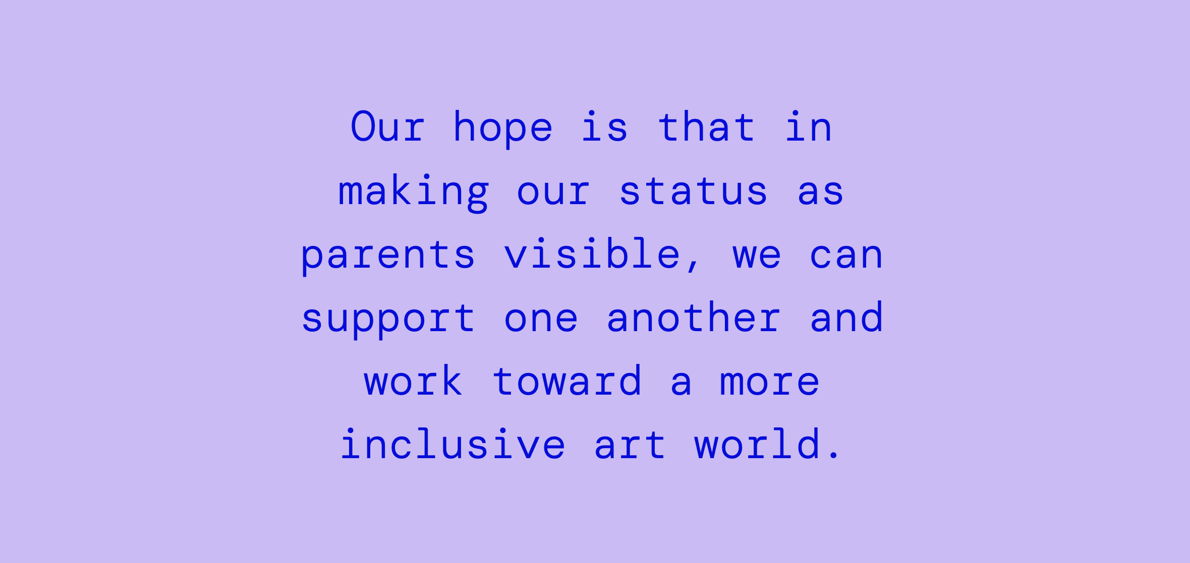 Better Together #6: The Art Working Parents Alliance