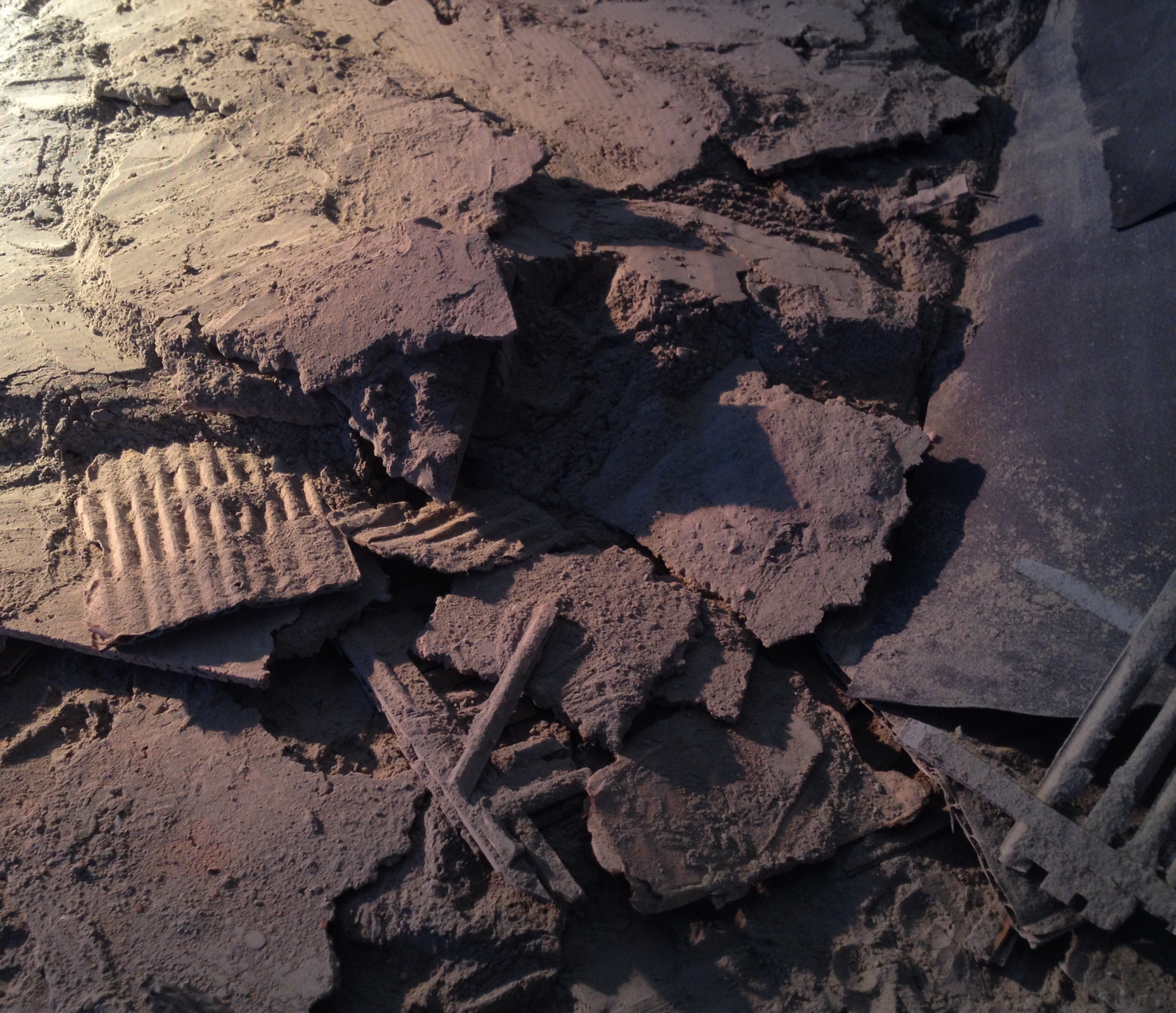 Diorama cardboard cork and cement