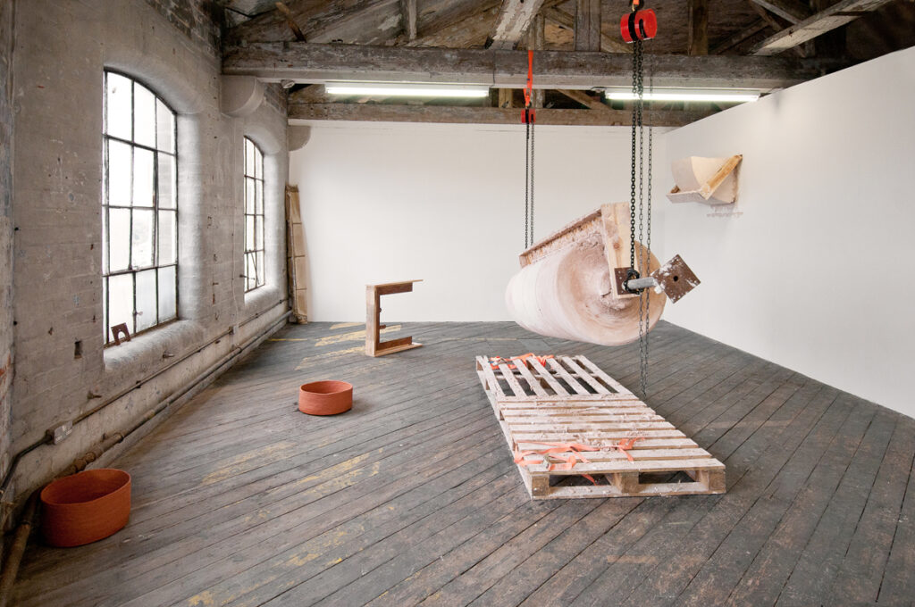 Installation view When Seams Become Audible, 2020 at One Thoresby Street