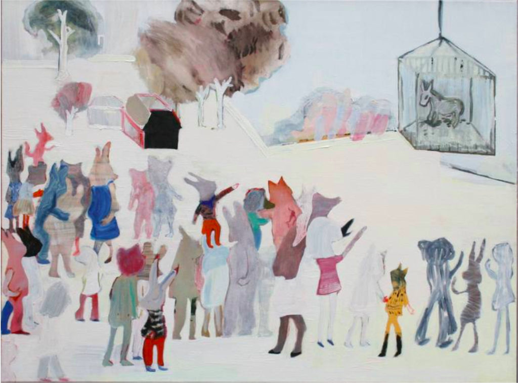 Bunny Island, Oil on canvas