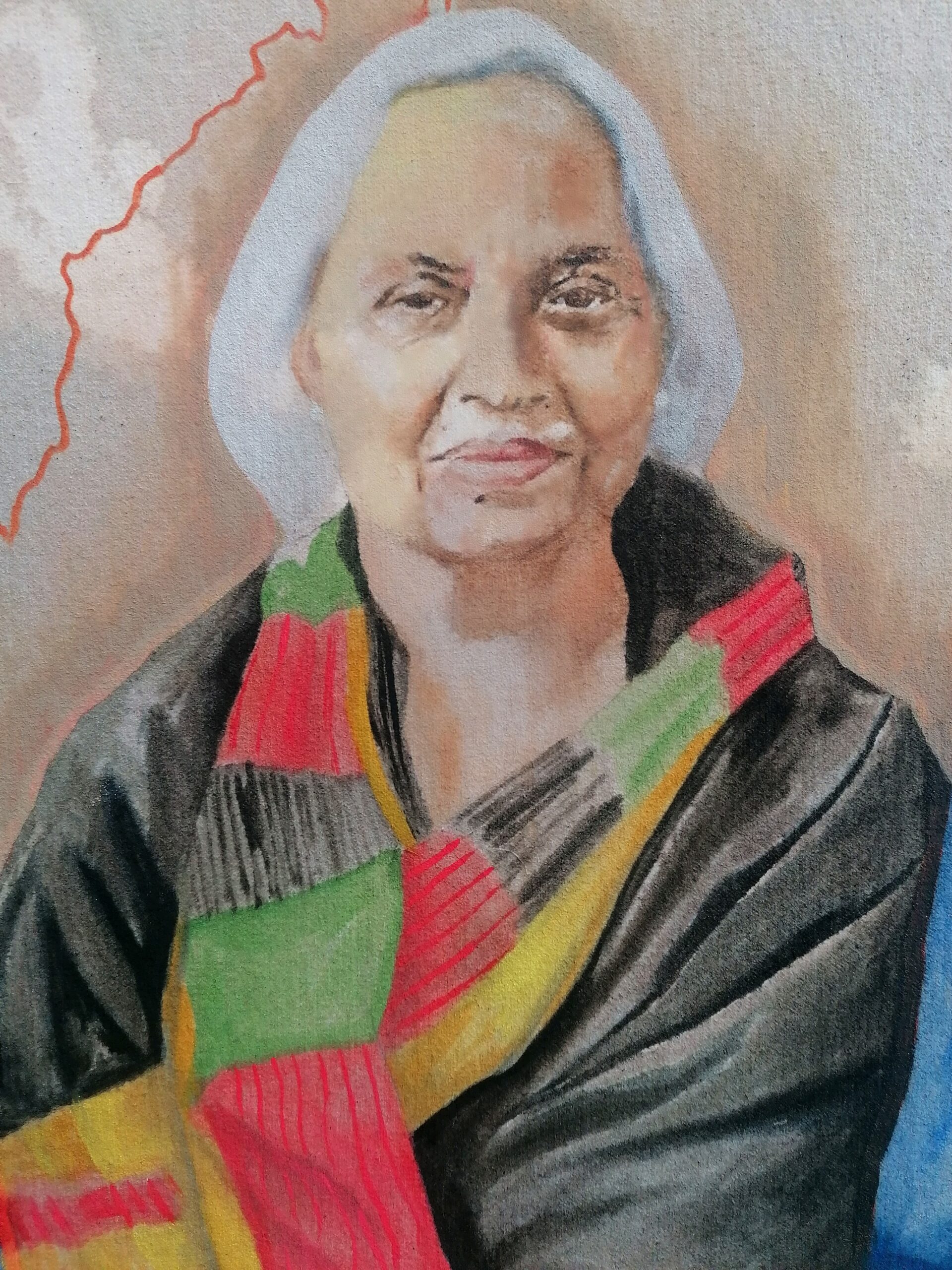 Detail from private commission To Watch Us Dance Is To Hear Our Hearts Speak