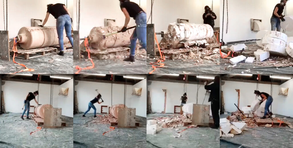 Screenshots series Live De(con)struction of Window