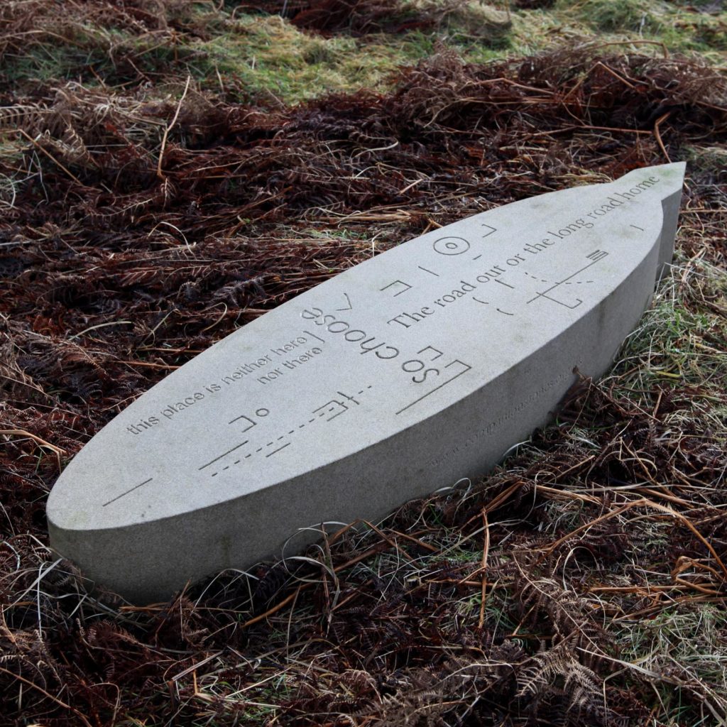Companion Stones, Barbrook East by James Caruth & Jo Berry, 2007