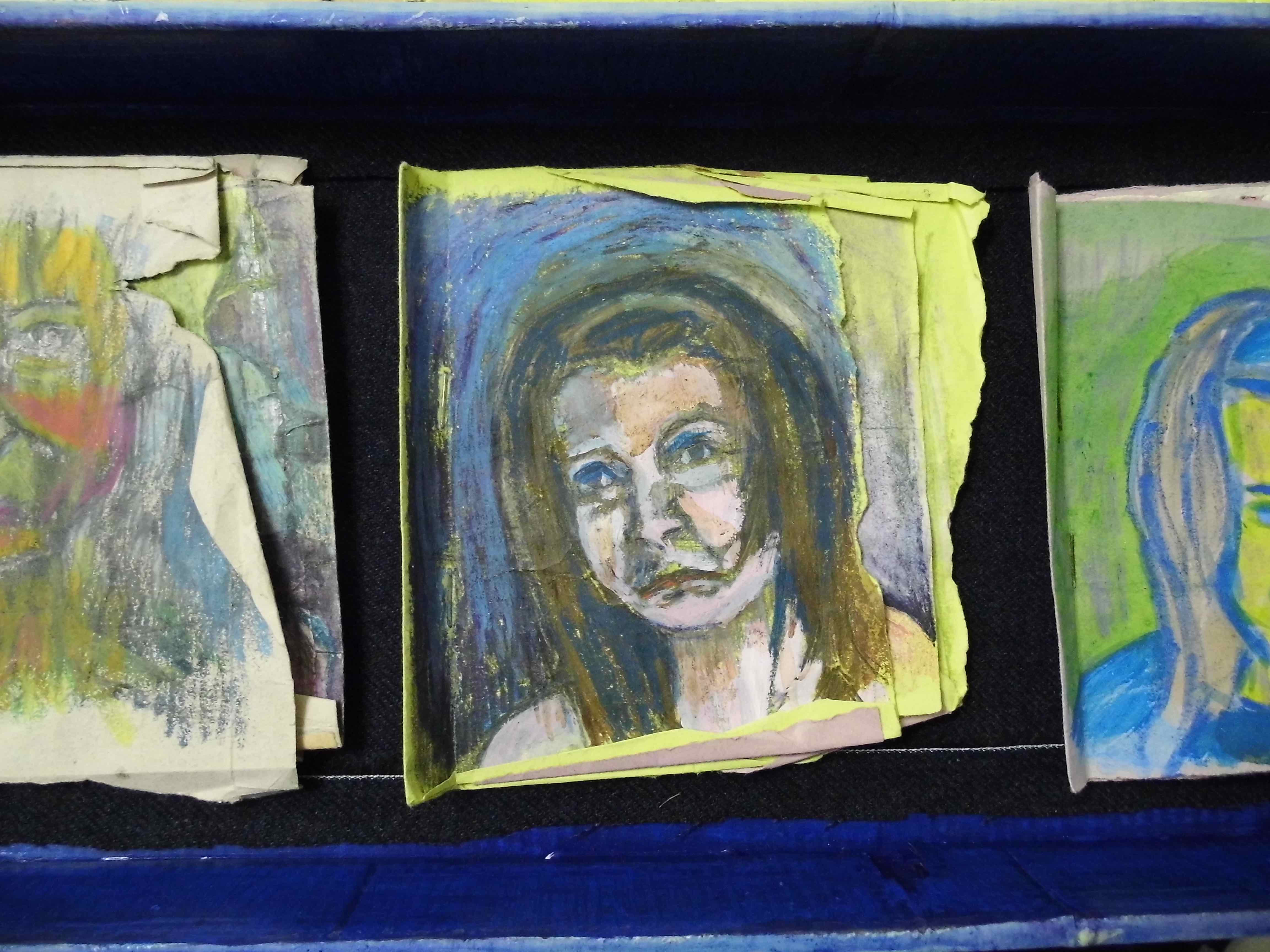 Emma Davies - Self portrait artist books