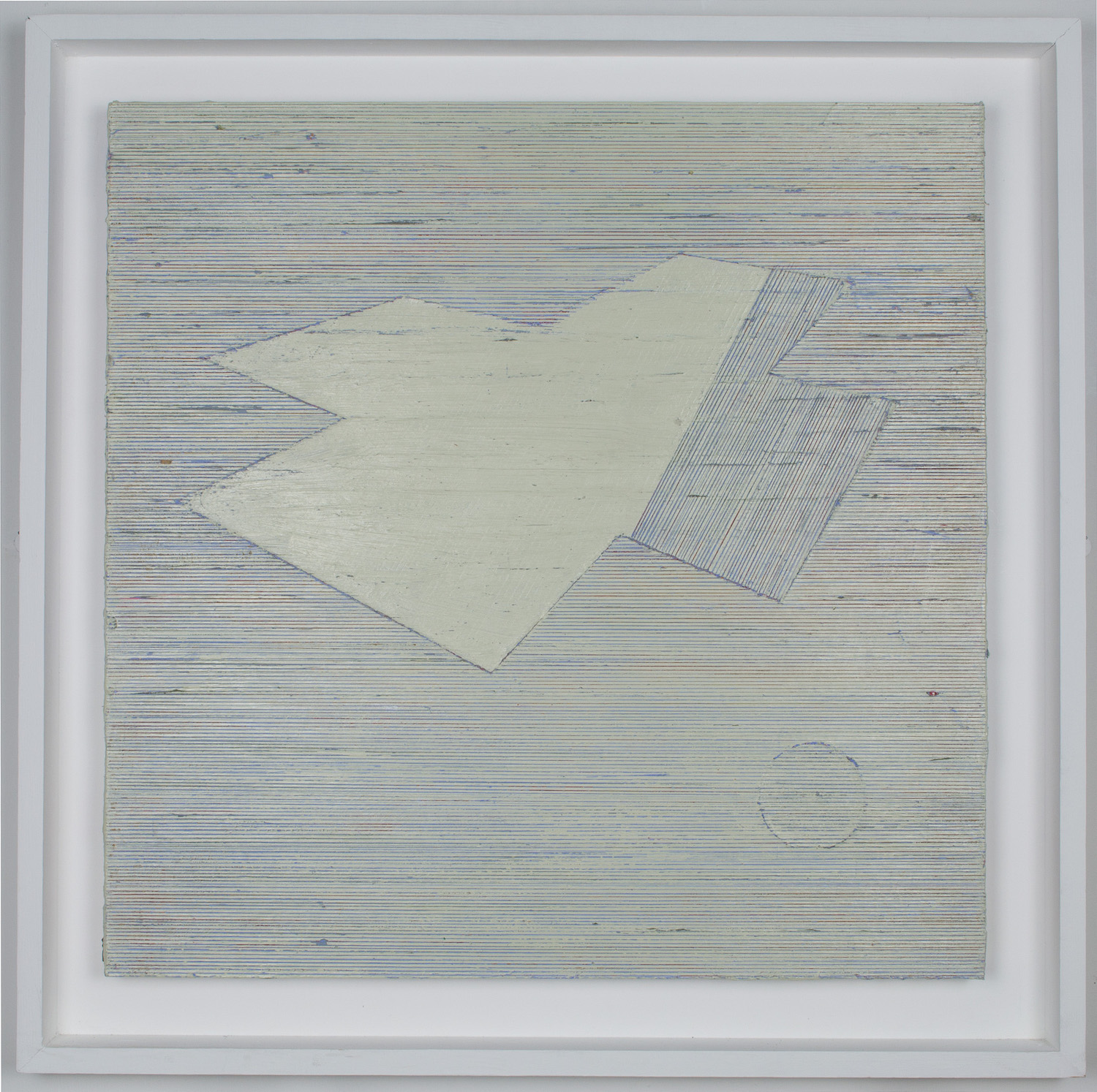 Extractive Industry (After Georgius Agricola) 2017 Acrylic and oil on three-part cut panel