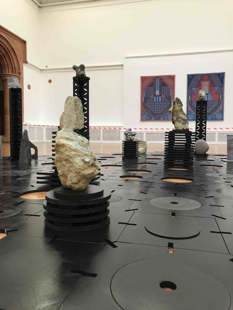 The Scholar Stones, installation view, 2020. Holden Gallery, Manchester. Photo: courtesy the artist