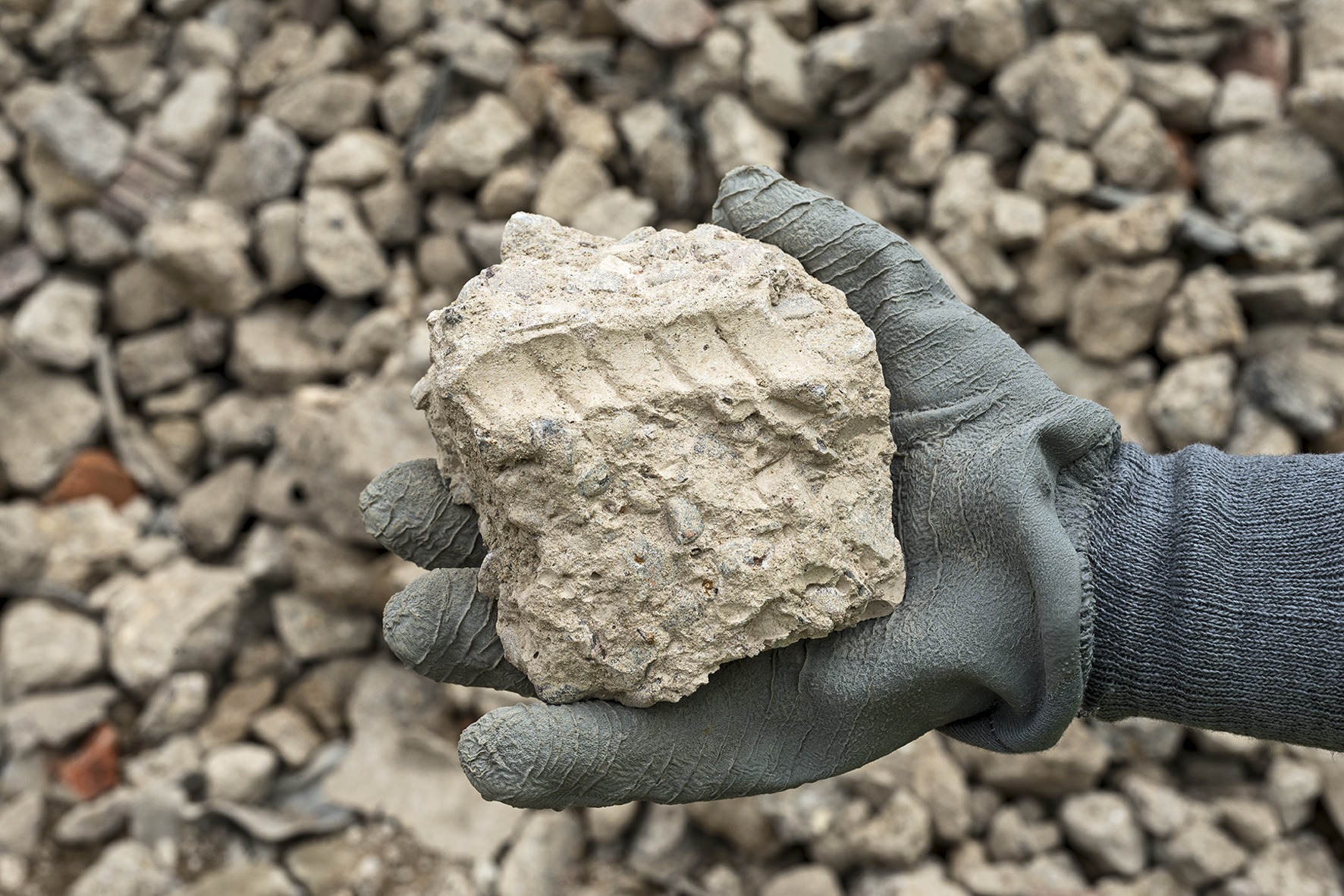 Holding Rubble by Sayed Sattar Hasan
