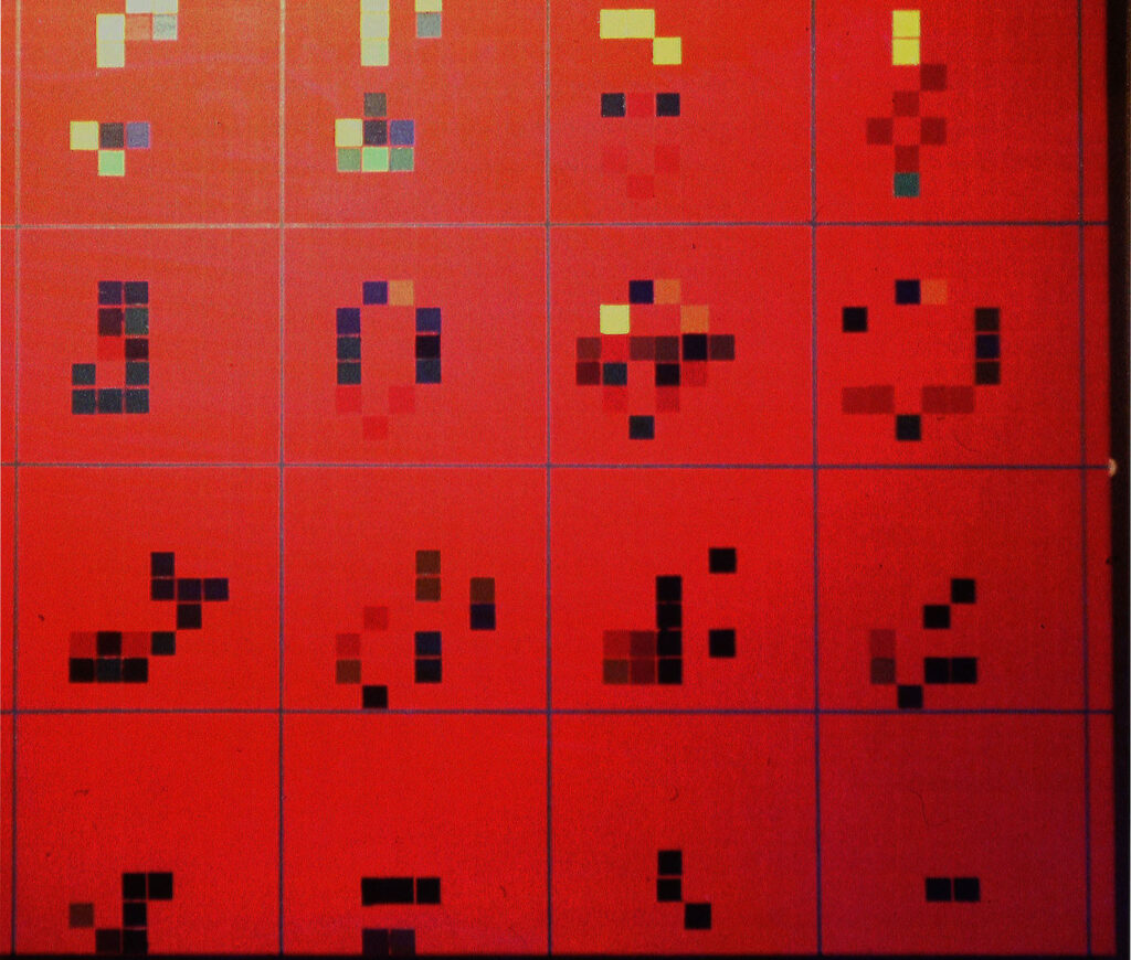 Serial: Red Ground, 1971 Acrylic on canvas