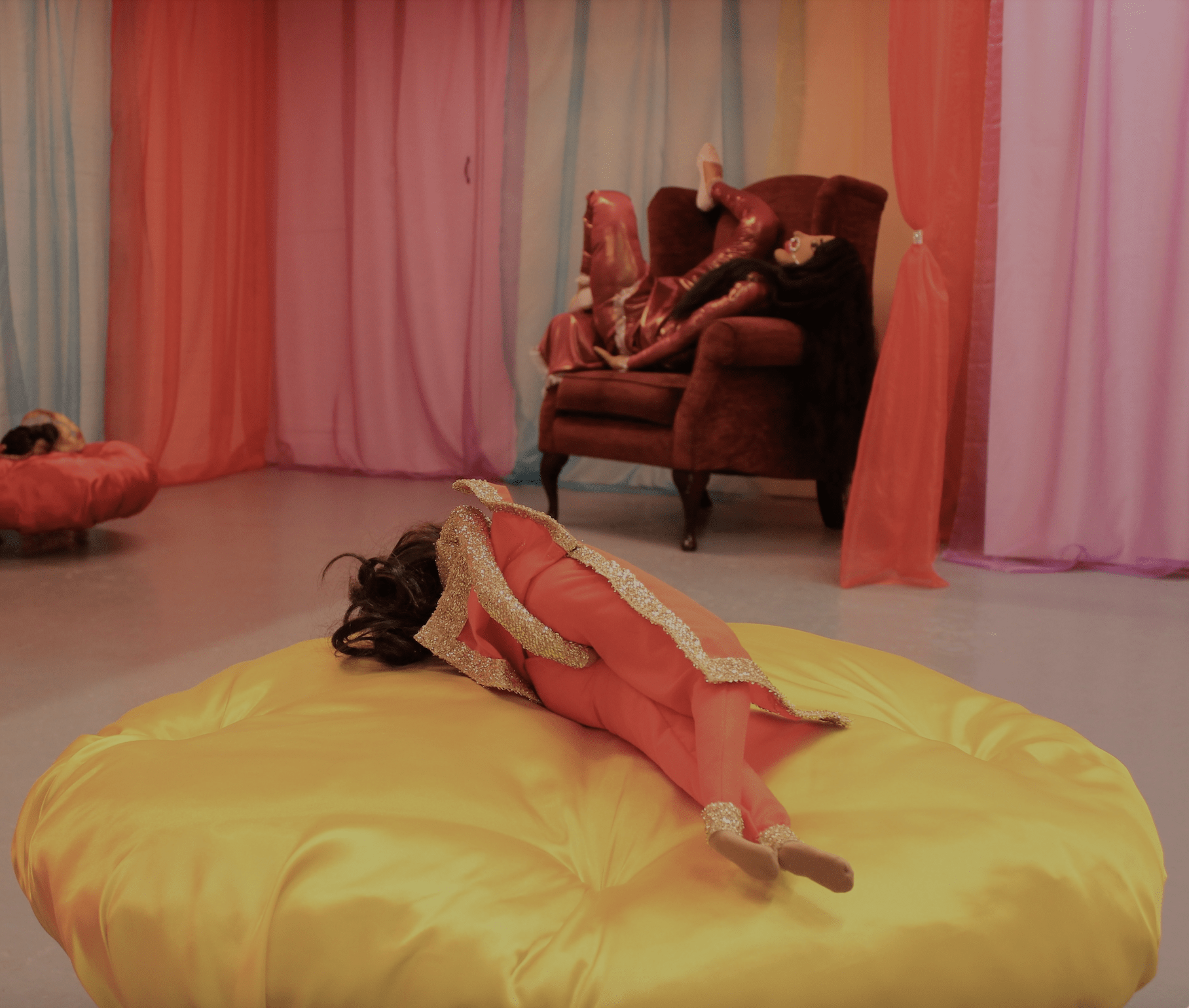 Undress me with your eyes… (2023) exhibition view, GLOAM Gallery, Sheffield