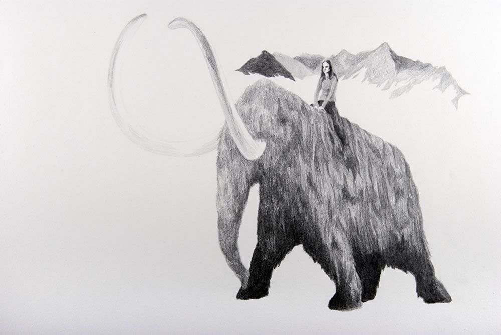 Jessica Harby Banished (Patricia Hearst on a Mammoth)