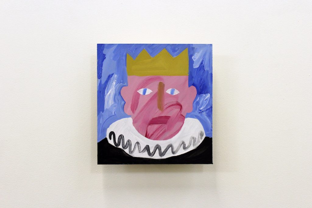 Portrait of a King (This One's for the Losers), 2016, Acrylic on Board