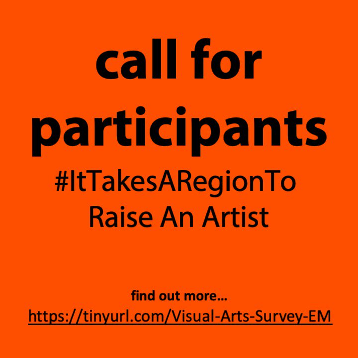 It Takes A Region To Raise An Artist survey goes live