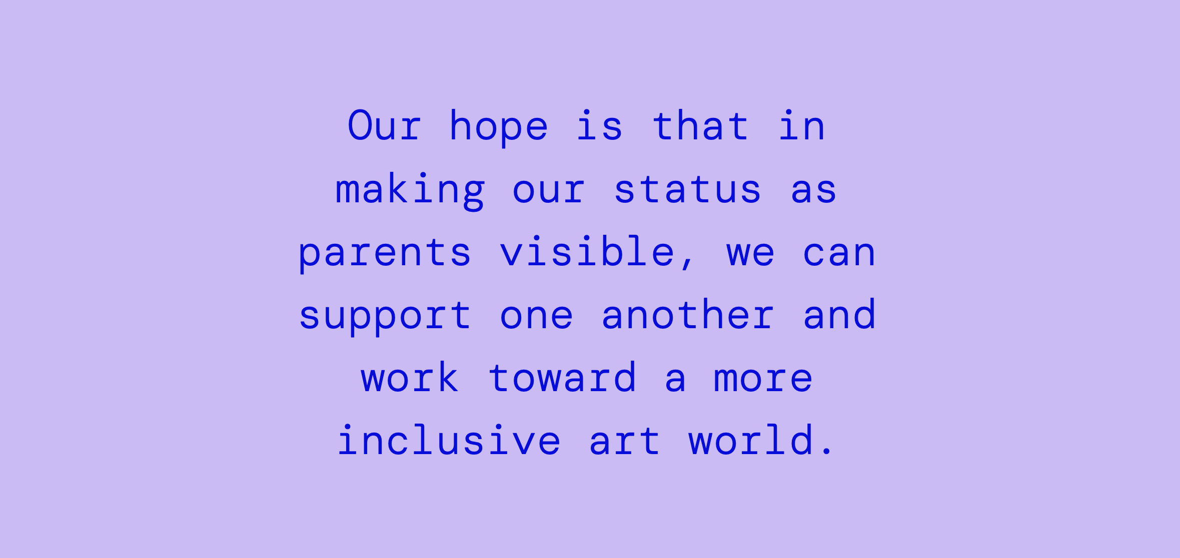 Better Together #6: The Art Working Parents Alliance